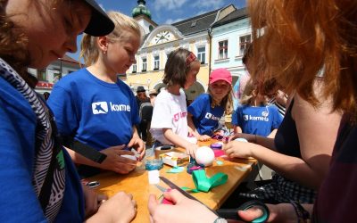 Umprumka se na náměstí zabydlela. O prezentaci byl znovu zájem